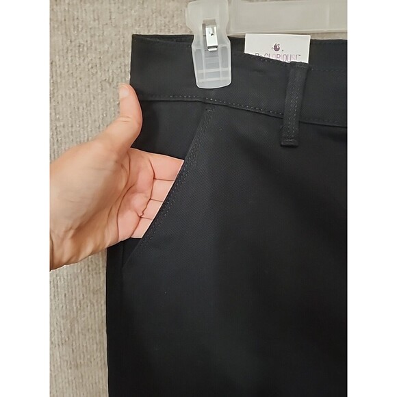 Gloria Vanderbilt Flare Jeans Womens 16 Black Trouser Leg Stretch NEW - Picture 4 of 10